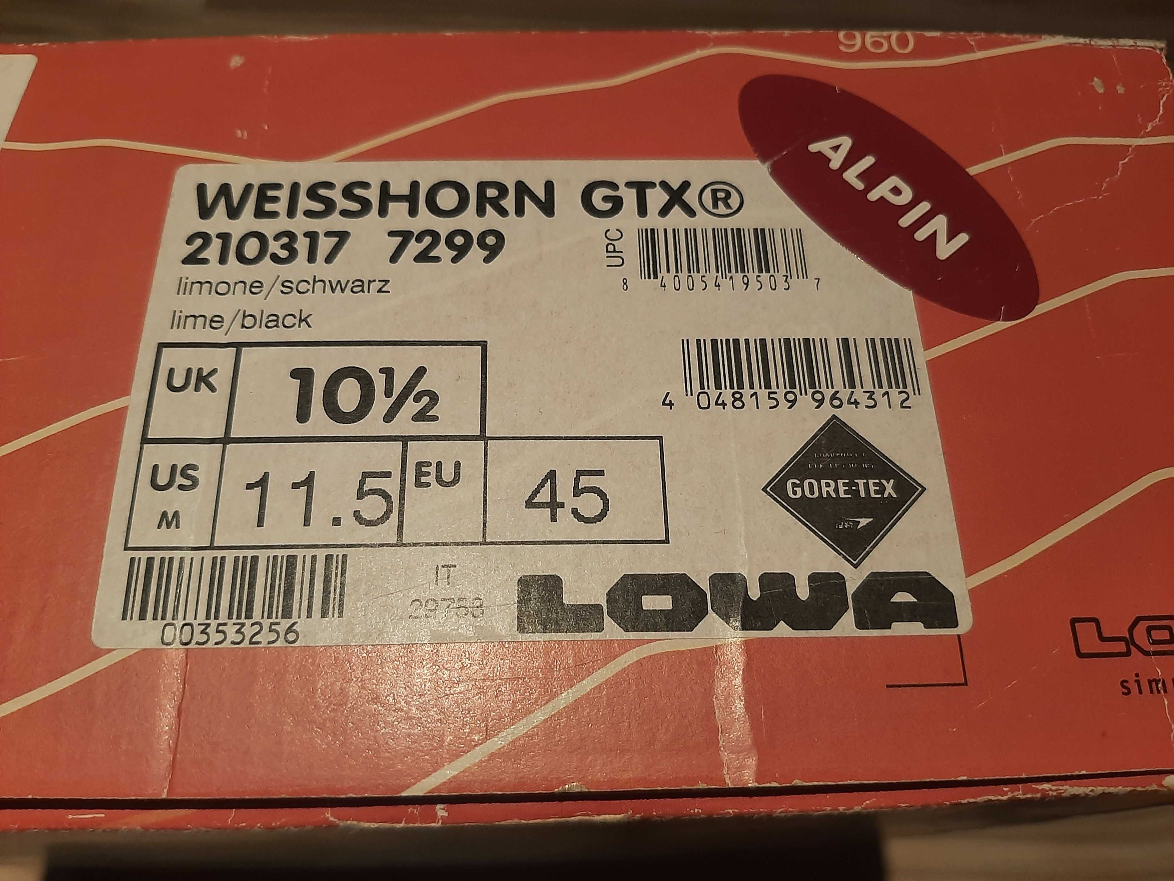 Buty alpinistyczne Lowa Weisshorn 45 jak scarpa, la sportiva