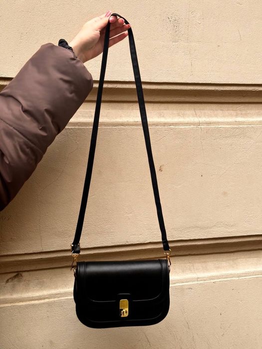 Сумки клач біло-коричнева та чорна