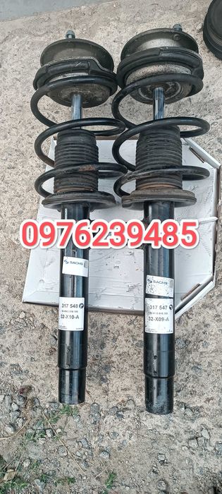 Стойки, амортизатори передні bmw e46 Sаchs СВІЖІ пружина, опорнік.