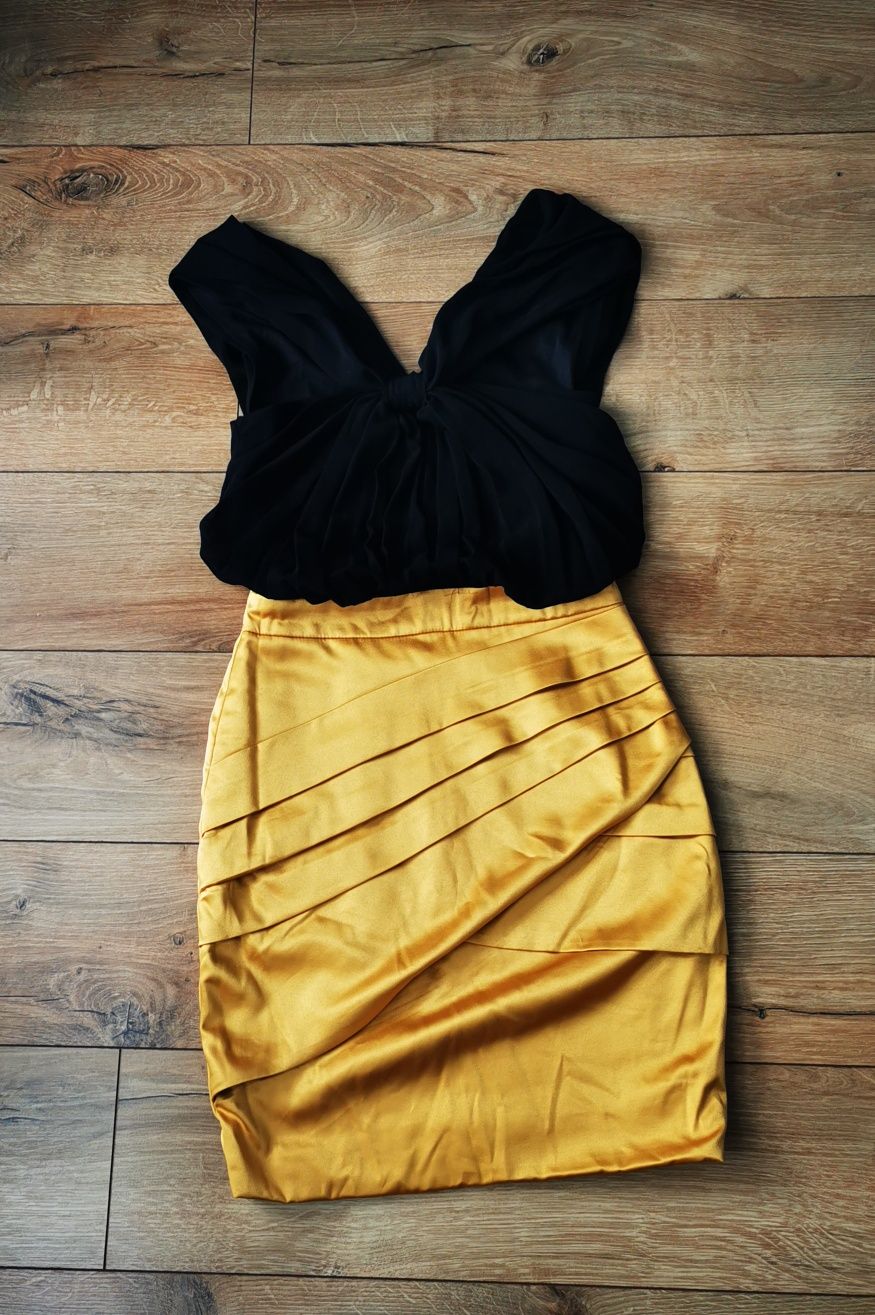 Sukienka Lucy&Co. złoto czarna 34