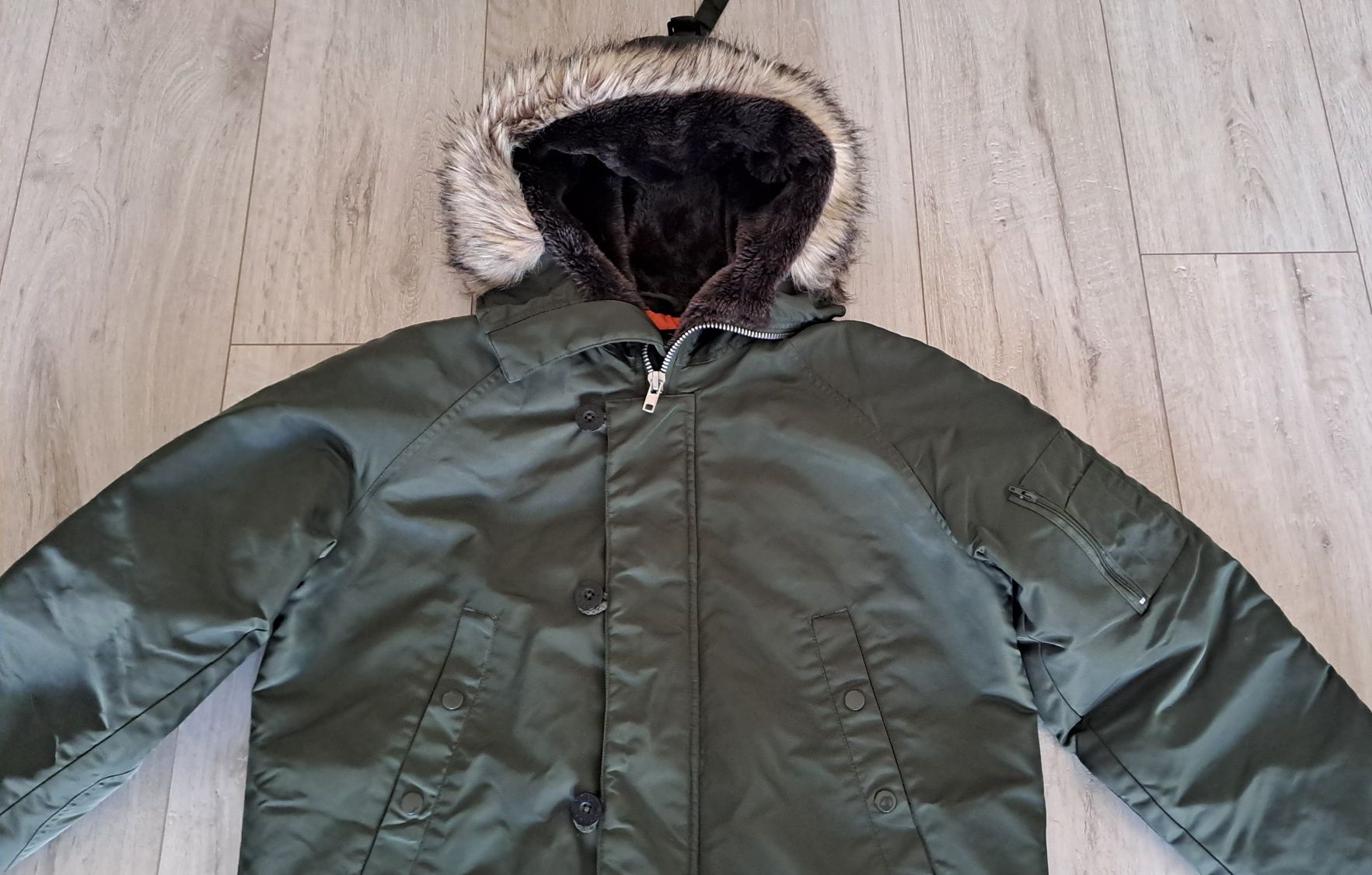 Kurtka wojskowa N3B jak Alpha industries  Pop England. Military.