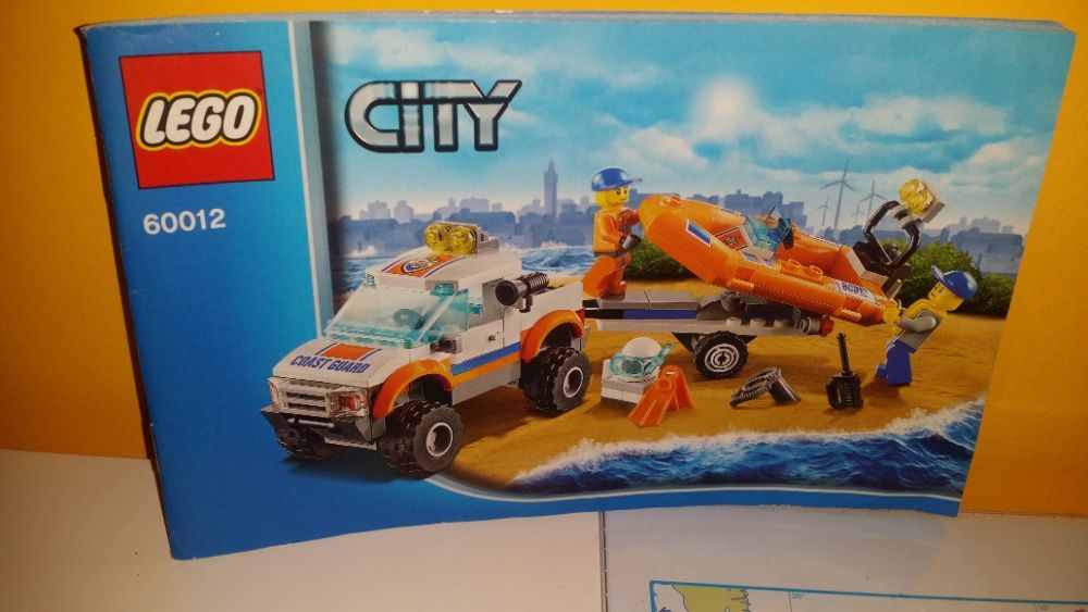 LEGO CITY 60012 Wóz Terenowy i Łódź Nurków