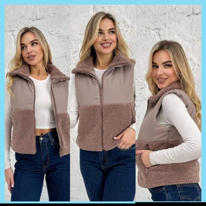 Розпродаж!!!Тепла жіноча жилетка. Синтепон 200  розпродаж 580 грн!