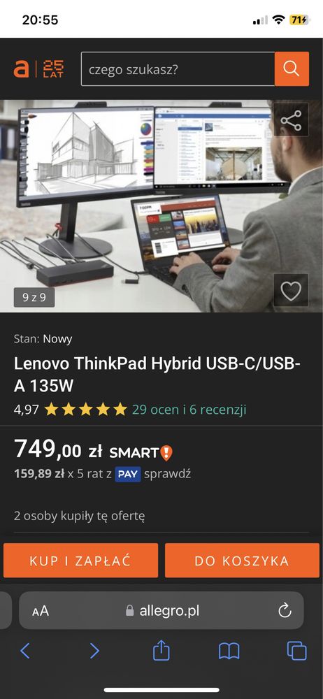 Nowy Lenovo ThinkPad Hybrid USB-C ze stacją dokującą USB-A – USA