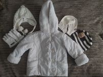 Куртка зимняя шапка перчатки на девочку 3-5 лет