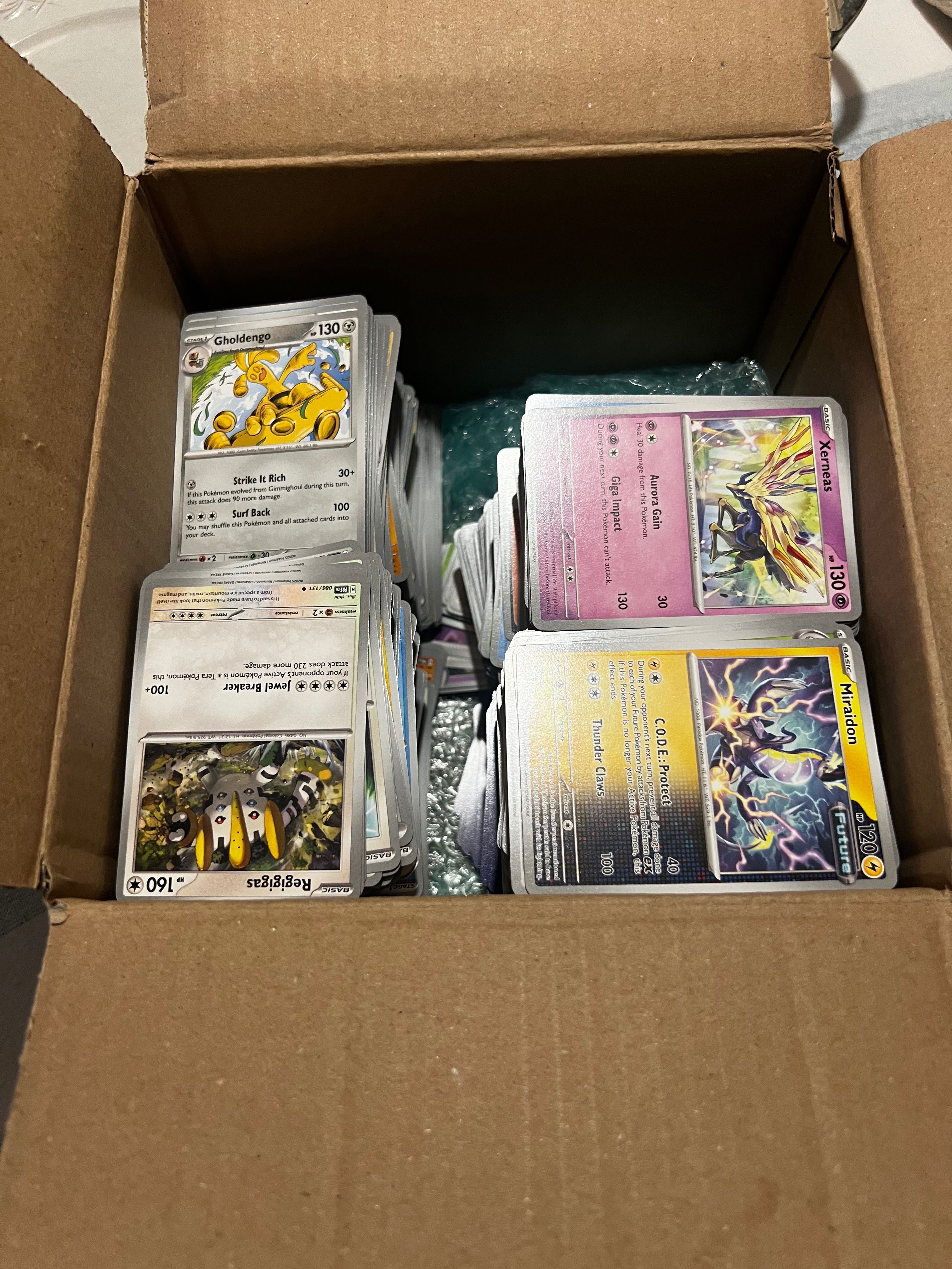 1500 Cartas Pokémon em Bulk Originais