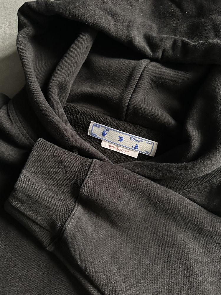 Худі Off-White Double Layered Black Hoodie
