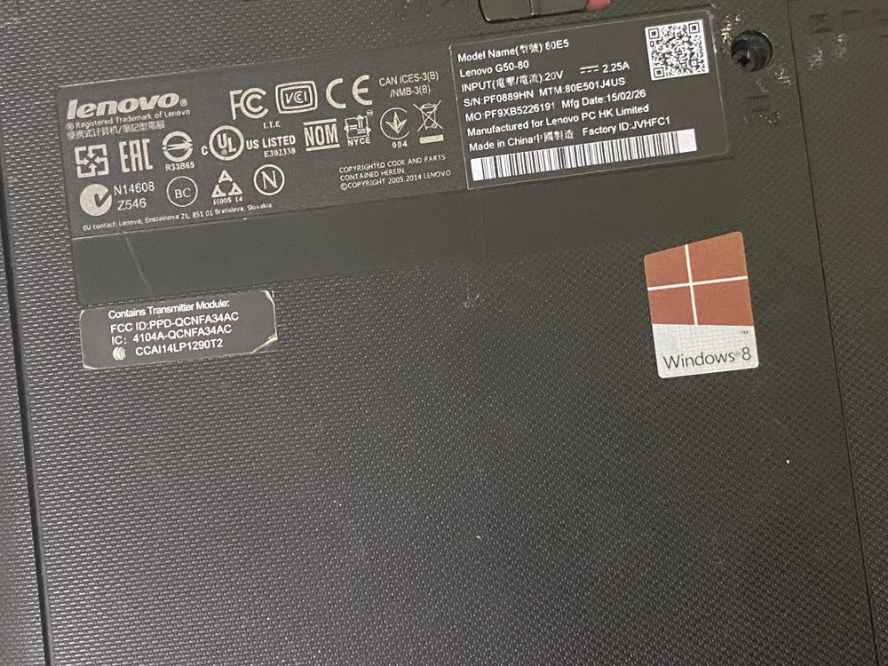 Lenovo G50-80 i7/8Gb