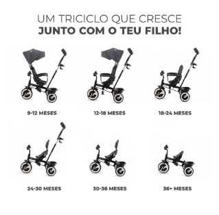 Carrinho de Bebé/Triciclo KINDERKRAFT (6 em 1)