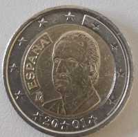 2 Euros de 2001, de Espanha, Rei Juan Carlos I