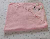 Ręcznik kąpielowy różowy miś