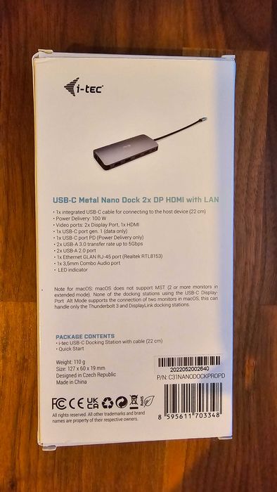 i-tec USB-C Laptop Dock - Negotiable64172214950403123