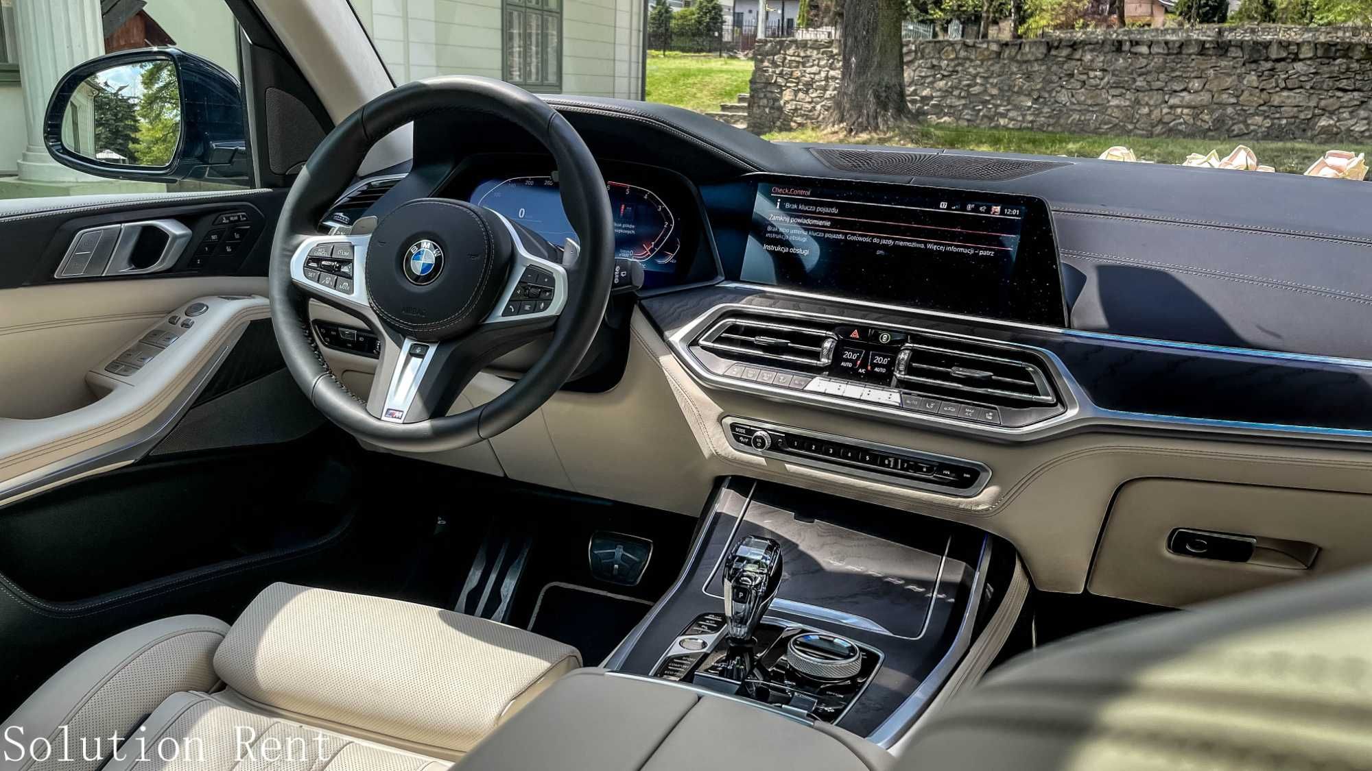 Auto do ślubu, BMW X7 Individual M-pakiet 2022. Olkusz, małopolskie