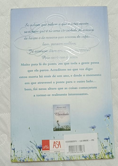 Livro "Luz Breve" - Alyson Noël