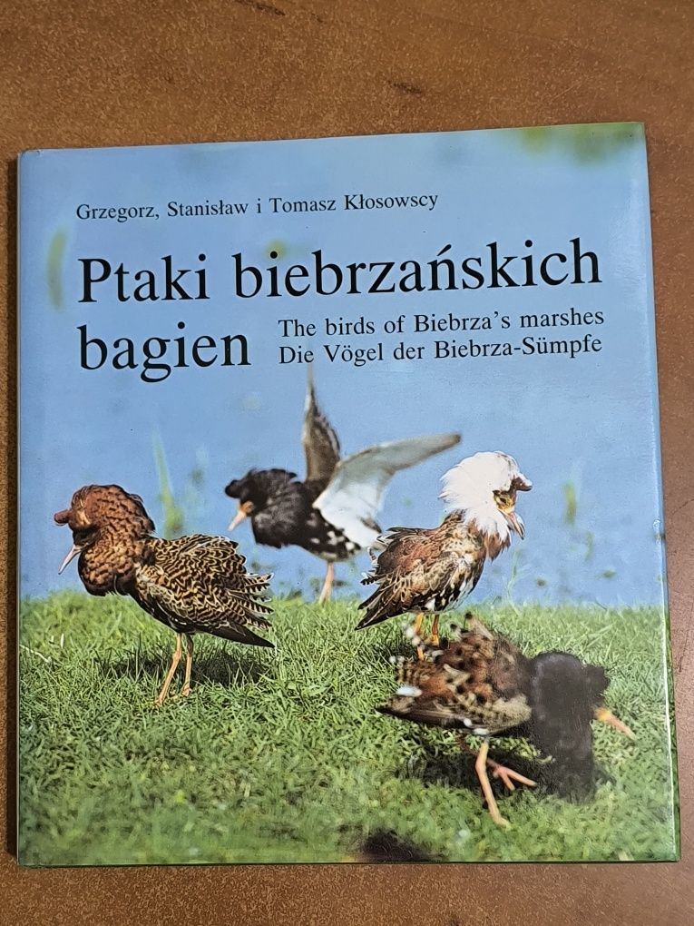 4 książki Ptaki biebrzańskich bagien Cmentarz na Rossie