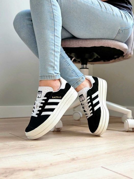 Кросівки Adidas Gazelle Bold Black premium