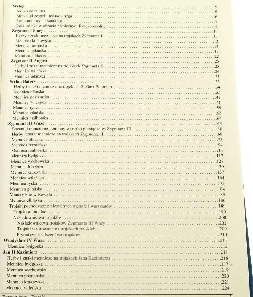 Katalog trojaków polskich Tadeusz Iger