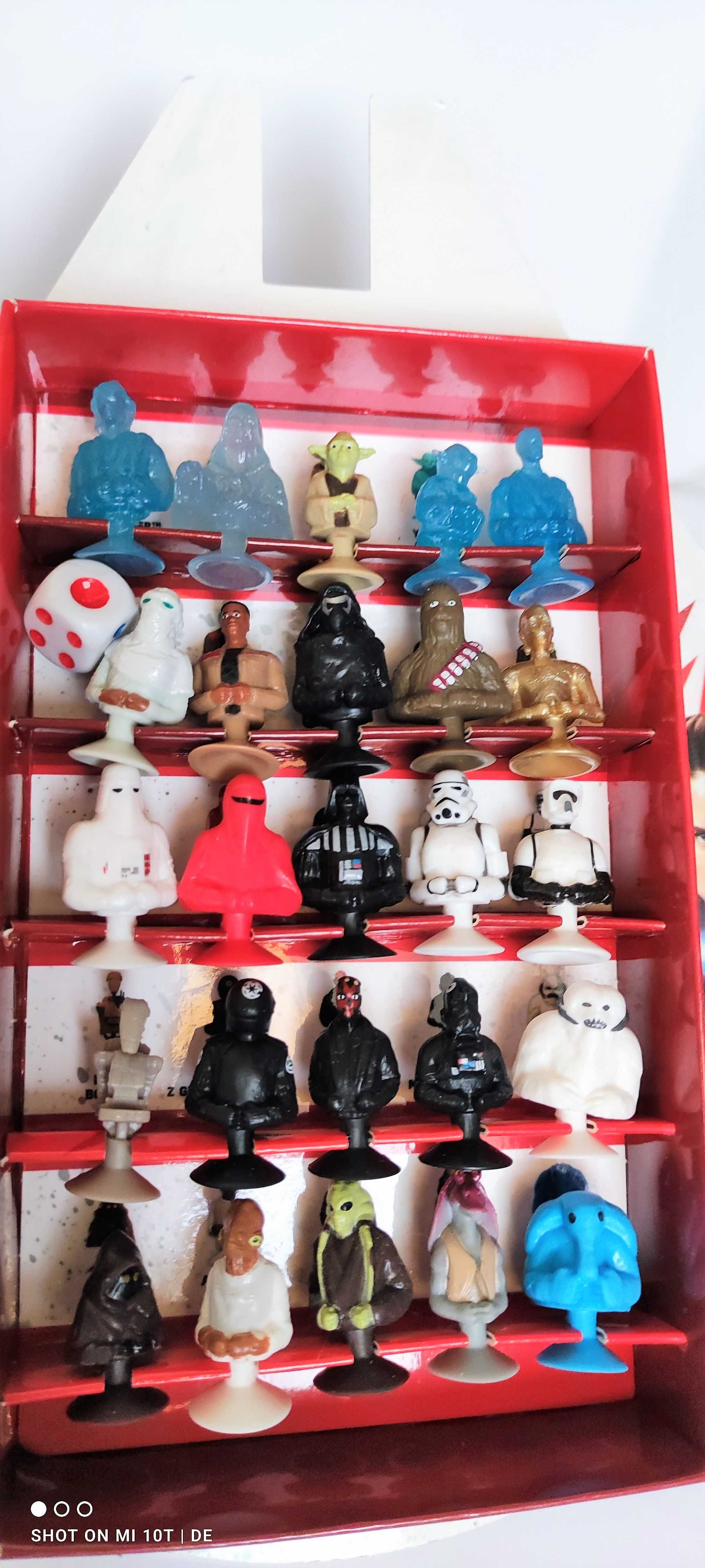 figurki Stikeez Star Wars Disneya KOMPLETNY ZESTAW Gra 25 figurek LIDL