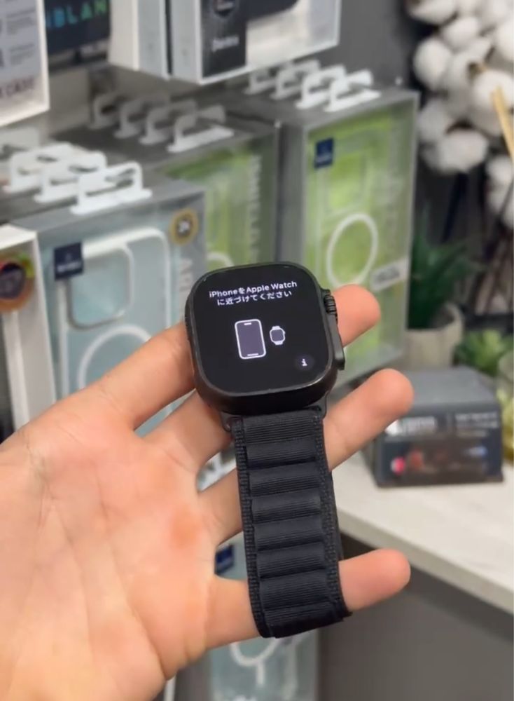 Apple watch Ultra 2 49mm black titanium.