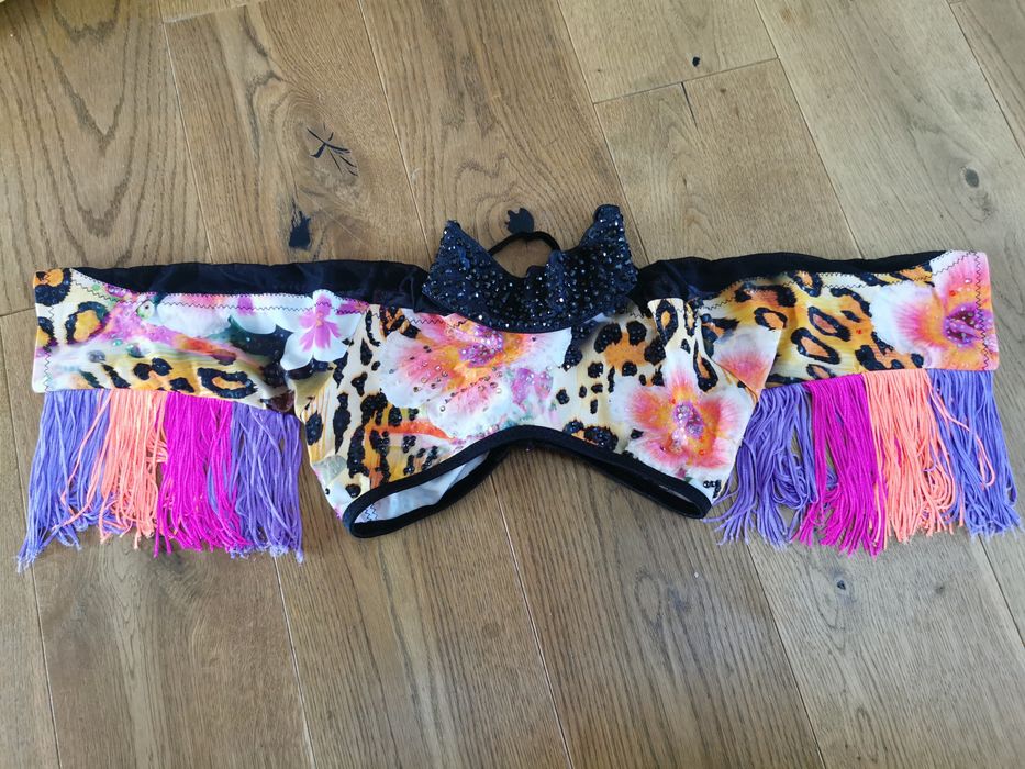 Strój do tańca z frędzlami roz. 122