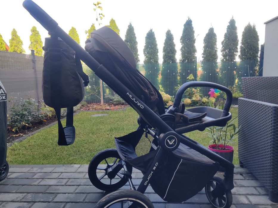 Wózek Muuvo Quick 3.0 torba, pokrowce deszcz, zima, insekty. Dostawa g