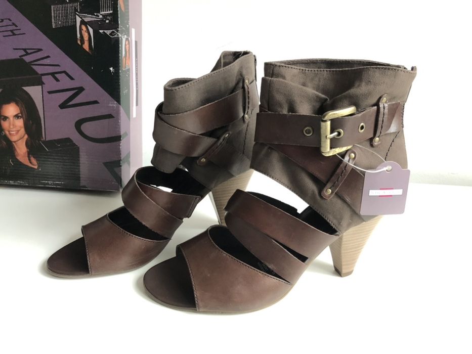 Vintage Buty 40 NOWE skóra