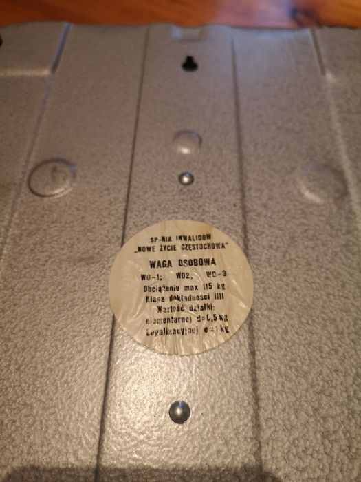 Waga Inowag stara prl