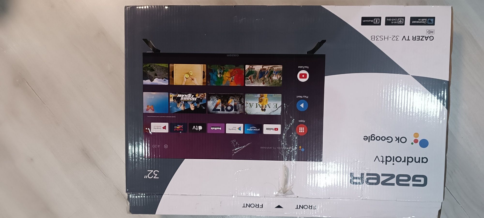 телевізор gazer tv32-hs3b