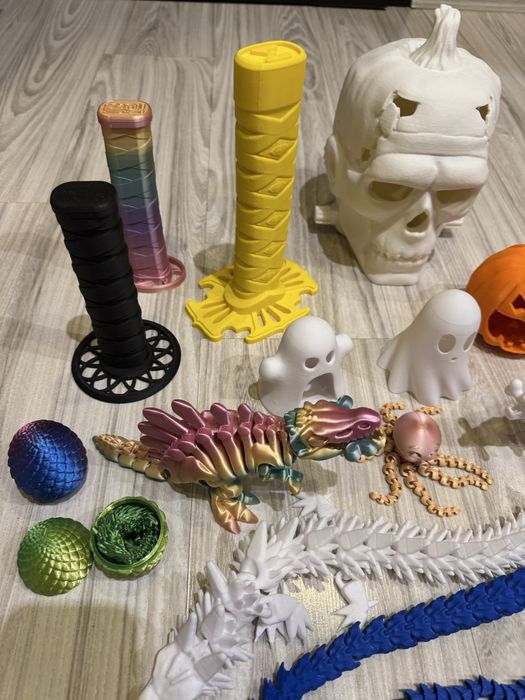 Świateczne  wyroby dekoracja z 3d i inne prezent figurka niespodzianka