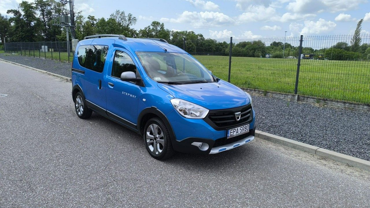 Dacia Dokker Stepway 1.2 TCe 115KM 2015r 154000 km Fra 23% HAK Klima