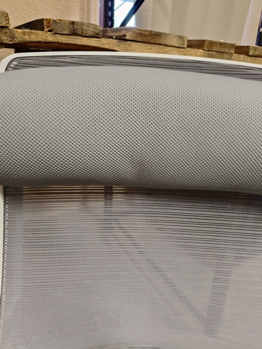 Melokea Fotel Biurowy Szaro Biały