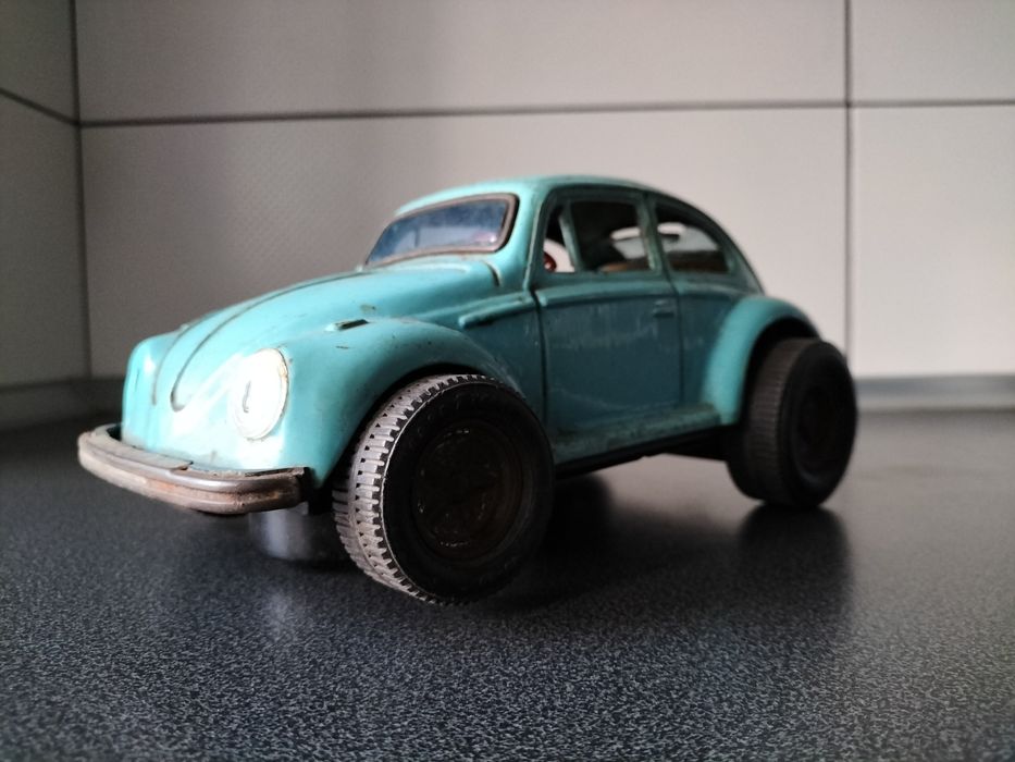 VW Garbus Garbi Kafer Metalowy Zabawka PRL Made in Japan Hot Rod