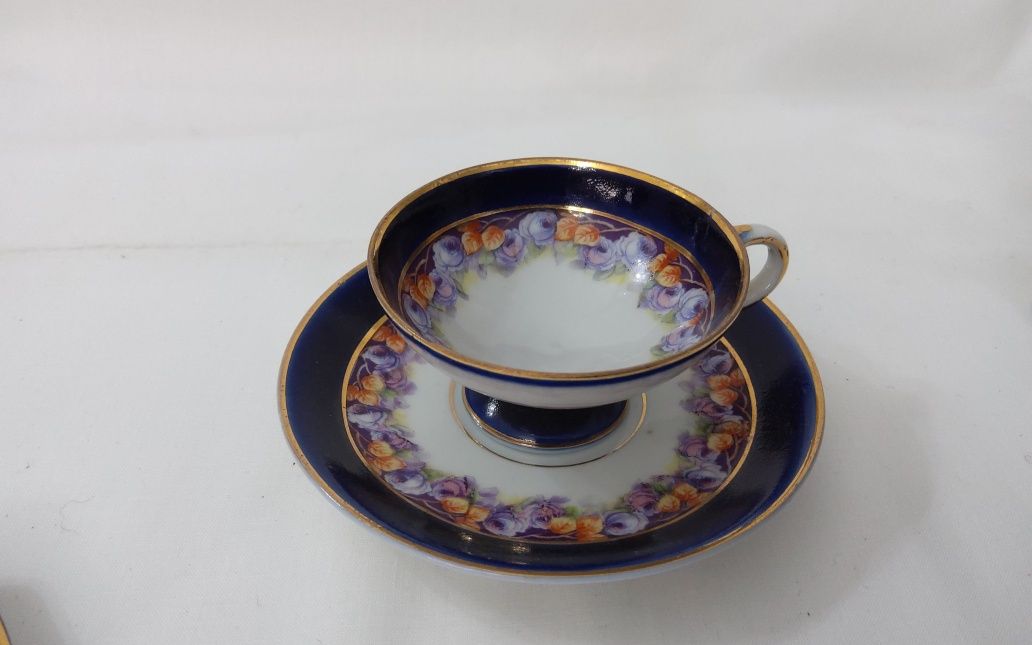 Lindissimo CONJUNTO em porclana para café,  impecável,  sec. XIX/XX
