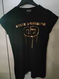 świetny t-shirt Dolce & Gabbana jak nowy  XS/S