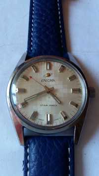 Zegarek Enicar Watch Co Star Jewels Vintage stal nie srebro.