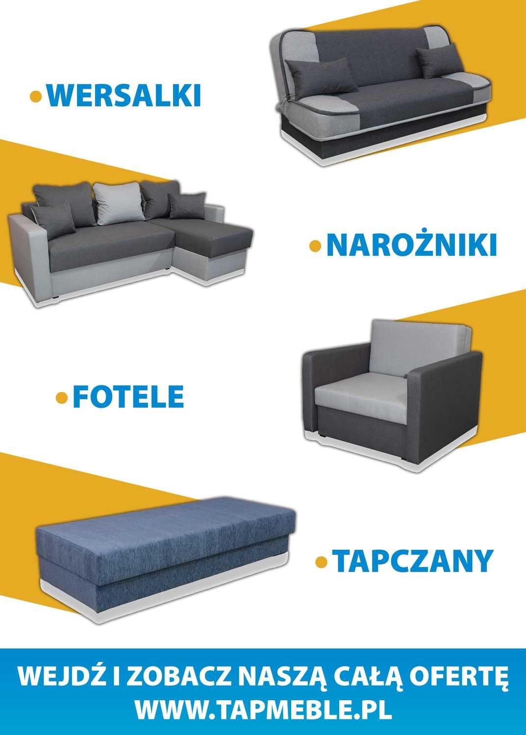 Sofa lozko dwuosobowe amerykanka rozkładana