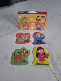 Puzzle dla 2 latka 4w1 + gratis