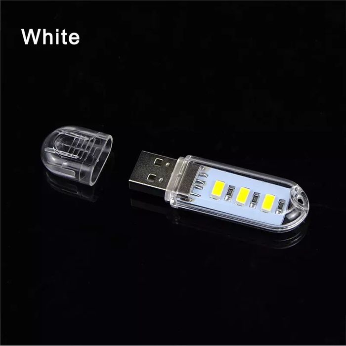 USB LED світильник, лампа, ліхтар на 3 діоди.