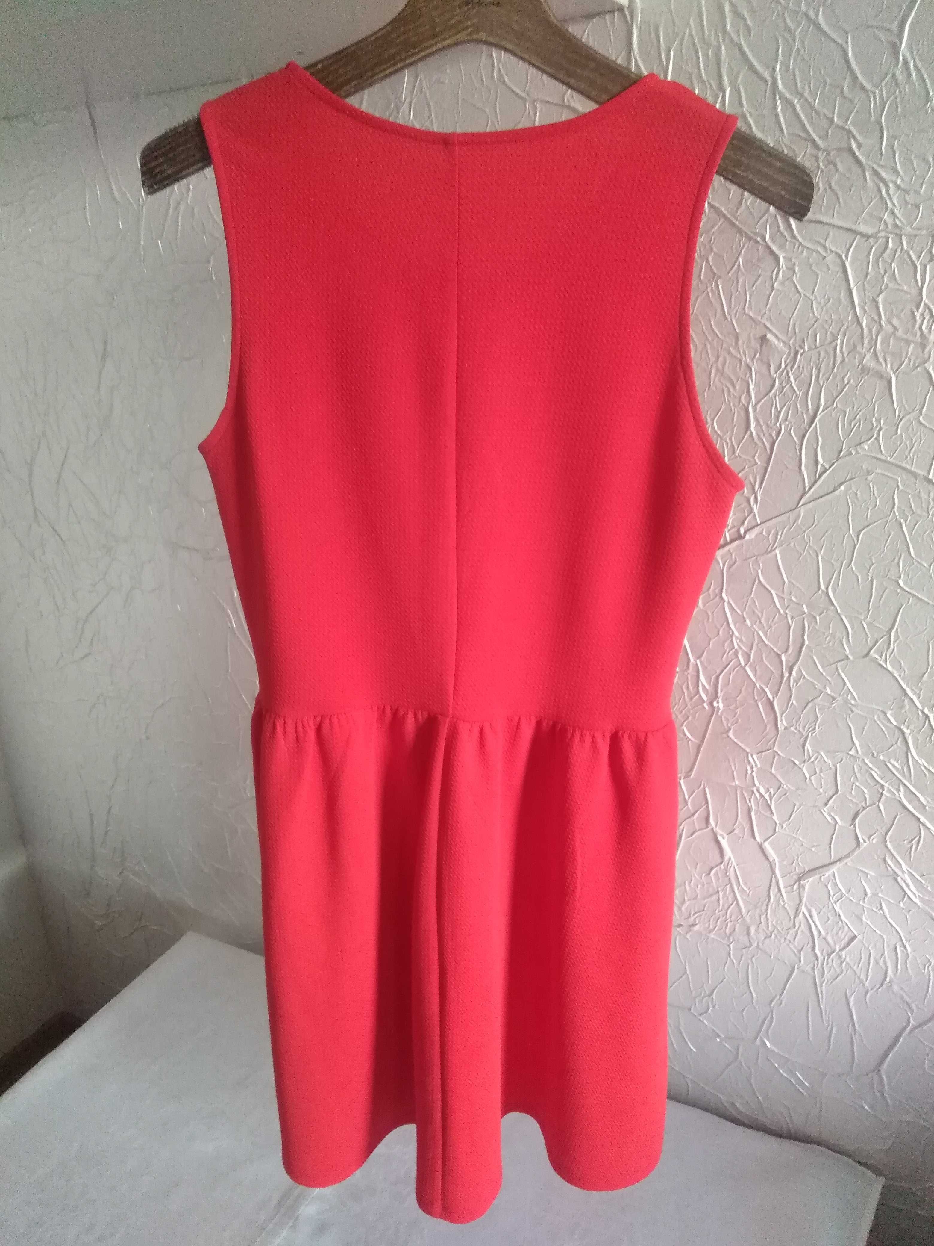 czerwona sukienka, rozmiar L/XL