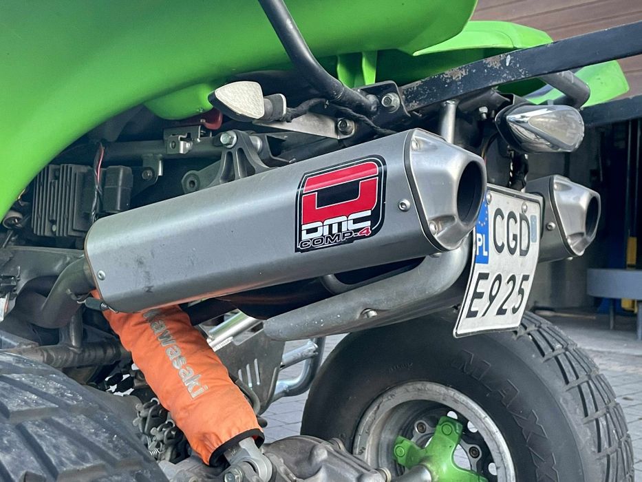 Quad Kawasaki kfx 700 60km zarejestrowany na 2 osoby Doinwestowany