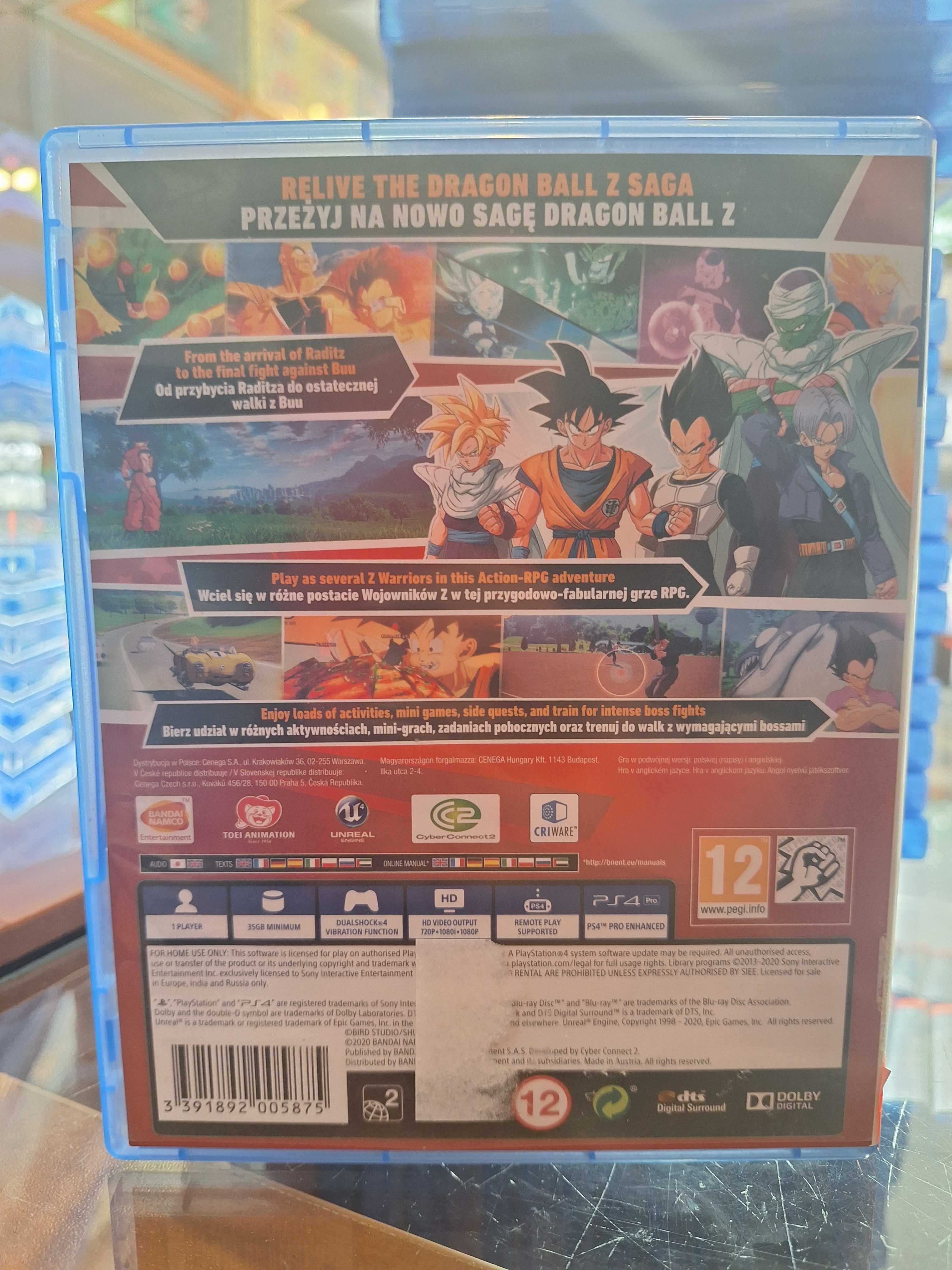 DragonBall Z Kakarot PS4, BDB, CentrumGrania