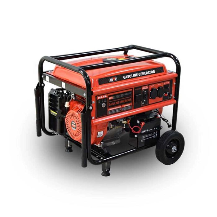 Газовий Генератор електростарт 6 кВт BISON.мідь100%,якість