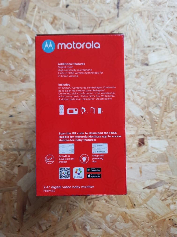 Câmara Intercomunicador Vigilância Bebe Motorola MBP482