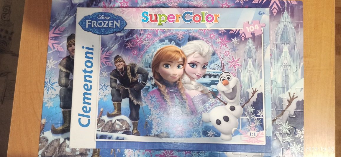 Puzzle frozen 104 elementy