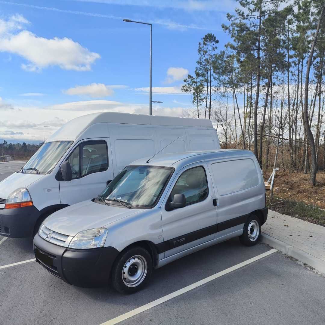 Aluguer carrinhas com Motorista - 15€/h