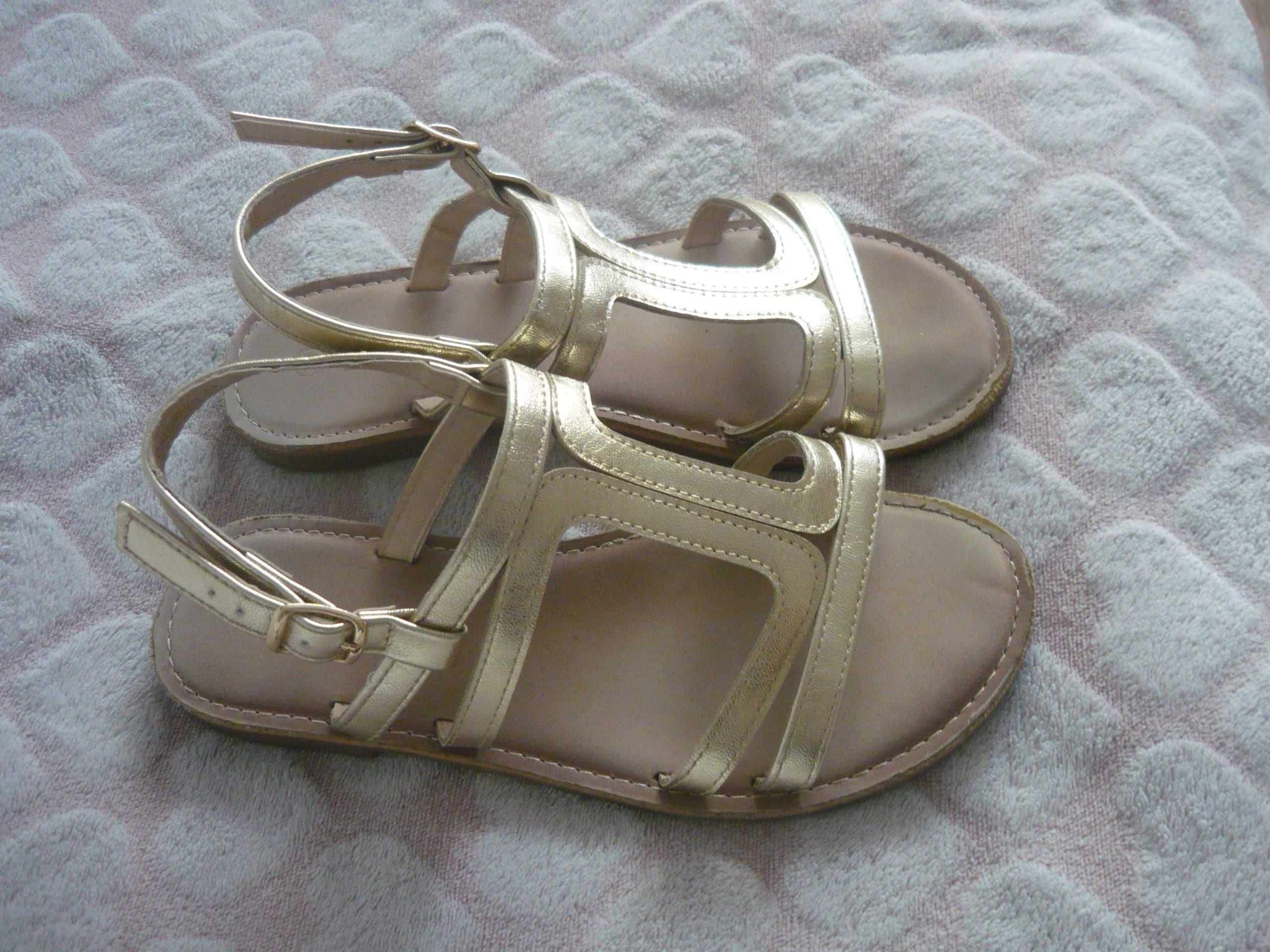 Sandały sandałki Nelli Blu CM210801  Golden rozm 35