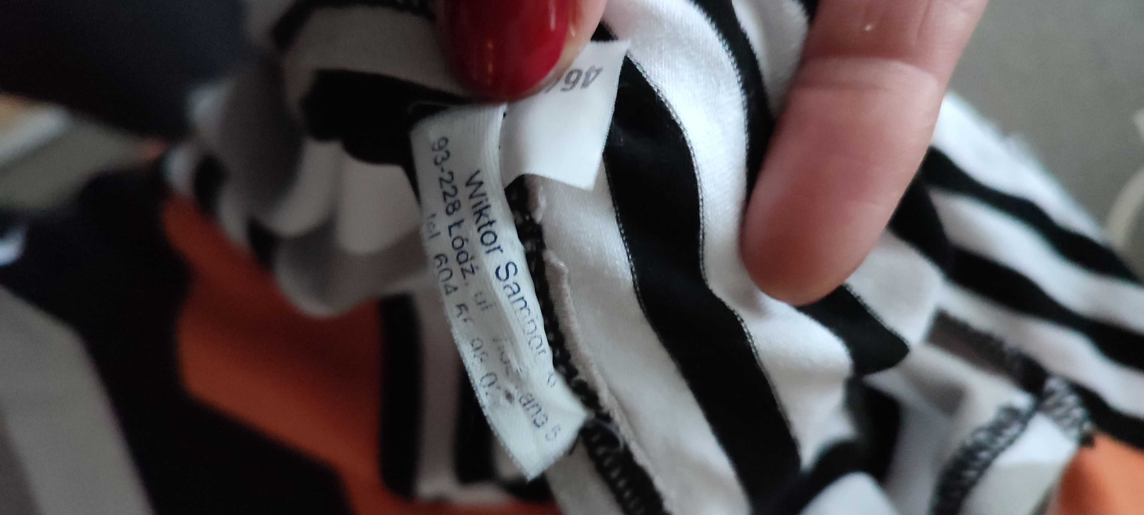 Tunika w paski Wiktor Samborski 46/48 wiskoza elastan