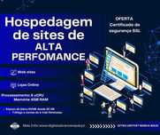 Hospedagem de de Alta Performance para Websites e lojas online