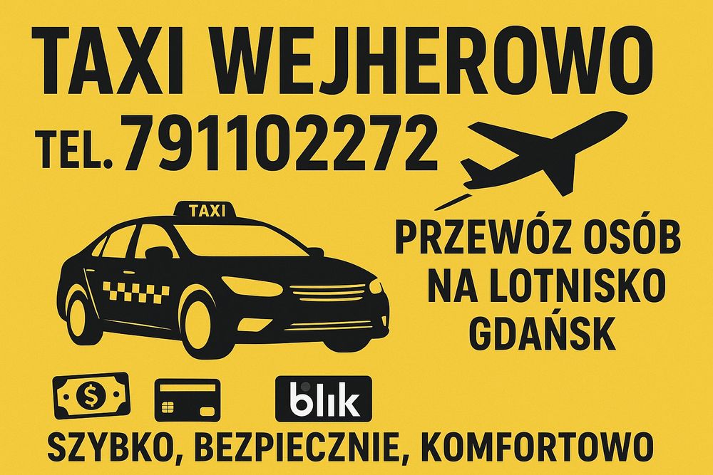 Transfery na lotniska, przewóz osób, Taxi