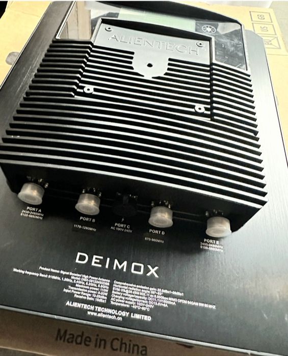 КОМПЛЕКТ: Антенна усилитель сигнала Alientech DEIMOX с Кабелями 20m.